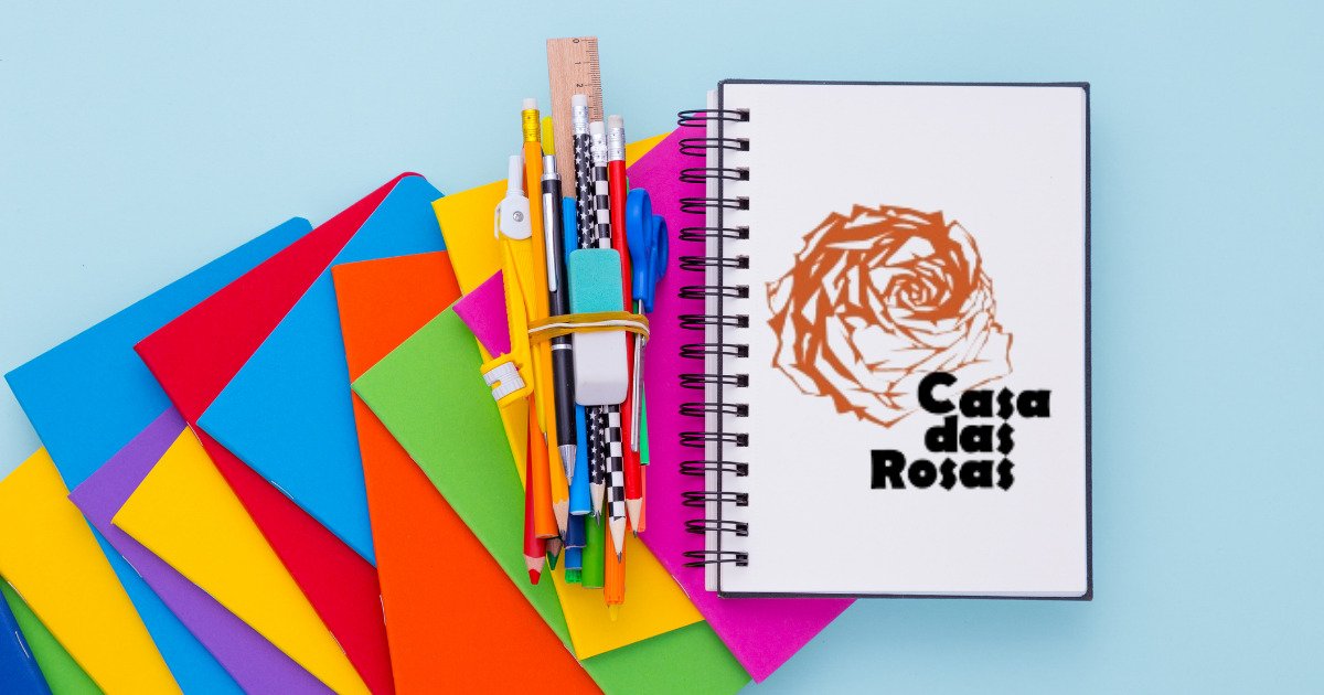 Casa das Rosas oferta gratuitamente: Oficina de produção de Cadernos de Notas e Agendas escolares
